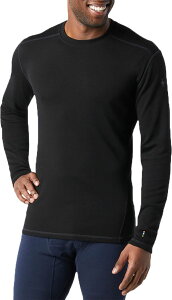 �X�}�[�g�E�[�� �����Y �g�b�v�X �V���c Smartwool Men's Classic Thermal Merino Base Layer Crew Top Black �u���b�N