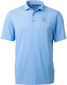 �J�b�^�[�A���h�o�b�N �����Y �g�b�v�X �|���V���c Cutter & Buck Men's Tampa Bay Rays Blueco Pique Tile Polo NoColor �u���[
