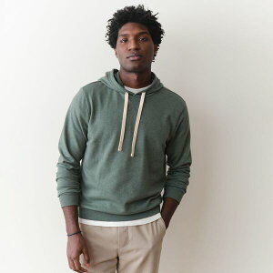 �}���[�� ���C���[ �����Y �A�E�^�[ �p�[�J�[�E�X�E�F�b�g Marine Layer Men's Pacifica Stretchoodie Forest Green �O���[��