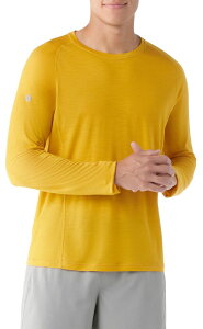 �X�}�[�g�E�[�� �����Y �g�b�v�X �V���c Smartwool Men's Merino Sport 120 Long Sleeve Shirt Honey Gold �S�[���h