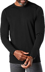 �X�}�[�g�E�[�� �����Y �g�b�v�X �V���c Smartwool Men's Classic All-Season Merino Base Layer Long Sleeve Top Black �u���b�N