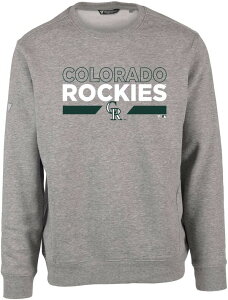 ���x���E�F�A �����Y �A�E�^�[ �p�[�J�[�E�X�E�F�b�g �N���[�l�b�N �V���c Levelwear Men's Colorado Rockies City Connect Gray Zane No Hitter Crew Neck Sweatshirt NoColor �O���[