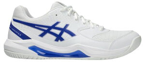 �A�V�b�N�X �����Y �V���[�Y �X�j�[�J�[ ASICS Men's Gel-Dedicate 8 Tennishoes White/Cobalt �z���C�g