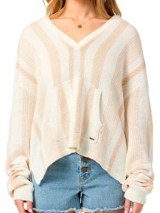 �I�j�[�� ���f�B�[�X �A�E�^�[ �j�b�g�E�Z�[�^�[ O'Neill Women's Catamaran Relaxed Sweater Tapioca