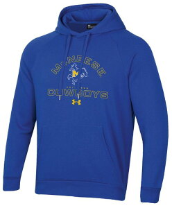 �A���_�[�A�[�}�[ �����Y �A�E�^�[ �p�[�J�[�E�X�E�F�b�g �t���[�X Under Armour Men's McNeese State Cowboys Blue Rival Fleece Pullover Hoodie NoColor �u���[
