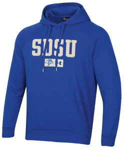 �A���_�[�A�[�}�[ �����Y �A�E�^�[ �p�[�J�[�E�X�E�F�b�g �t���[�X Under Armour Men'south Dakota State Jackrabbits Royal Rival Fleece Pullover Hoodie NoColor