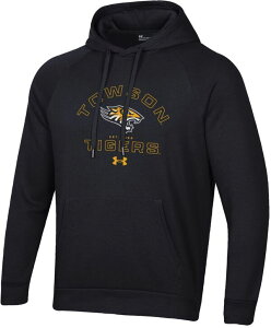 �A���_�[�A�[�}�[ �����Y �A�E�^�[ �p�[�J�[�E�X�E�F�b�g �t���[�X Under Armour Men's Towson Tigers Black Rival Fleece Pullover Hoodie NoColor �u���b�N