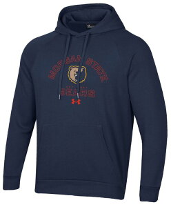 �A���_�[�A�[�}�[ �����Y �A�E�^�[ �p�[�J�[�E�X�E�F�b�g �t���[�X Under Armour Men's Morgan State Bears Navy Rival Fleece Pullover Hoodie NoColor �l�C�r�[