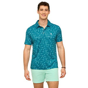 �`���r�[�Y �����Y �g�b�v�X �|���V���c �j�b�g Chubbies Men's Ultra Fine Knit Range Polo Dark Teal �e�B�[��