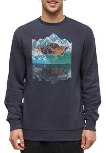 �e���c���[ �����Y �A�E�^�[ �p�[�J�[�E�X�E�F�b�g Tentree Men'summit Reflection Crew Midnight Blue/Blue Moon �u���[