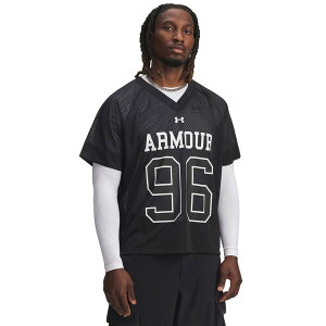 �A���_�[�A�[�}�[ �����Y �g�b�v�X �V���c ���b�V�� �W���[�W�[ Under Armour Men's Mesh Varsity Jersey Black/White �z���C�g
