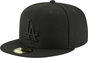 �j���[�G�� ���f�B�[�X �A�N�Z�T���[ �X�q New Eradult Los Angeles Dodgers 59Fifty Black Fitted Hat NoColor �u���b�N