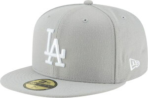 �j���[�G�� ���f�B�[�X �A�N�Z�T���[ �X�q New Eradult Los Angeles Dodgers 59Fifty Basic Grey Fitted Hat NoColor �O���[