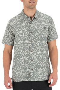 �n�[���[ �����Y �g�b�v�X �V���c Hurley Men's Aero Short Sleeve Shirt Great White �z���C�g