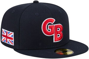 �j���[�G�� ���f�B�[�X �A�N�Z�T���[ �X�q ���S New Eradult World Baseball Classic 2026 Great Britain Logo 59Fifty Fitted Hat NoColor