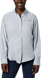 【送料無料】 コロンビア レディース シャツ トップス Columbia Women's PFG Tamiami II Long Sleeve Shirt Cirrus Grey