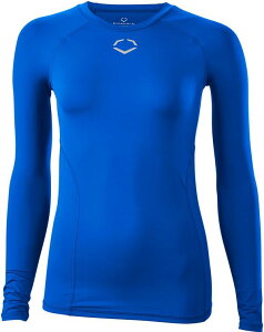 yz G{V[h fB[X Vc gbvX EvoShield Women's Cooling Long Sleeve Shirt Royal