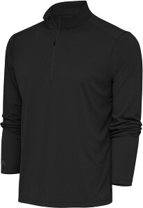 �A���e�B�O�A �����Y �A�E�^�[ �W���P�b�g�E�u���]�� Antigua Men's Tribute 1/4 Zip Golf Pullover Smoke �X���[�N