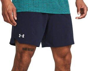 yz A_[A[}[ Y n[tpcEV[c {gX Under Armour Men's Vanish Woven 6" Shorts Midnight Navy/Mod Gray