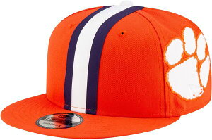 �j���[�G�� ���f�B�[�X �A�N�Z�T���[ �X�q New Era Men's Clemson Tigers Orange 9Fifty Helmet Adjustable Hat NoColor �I�����W