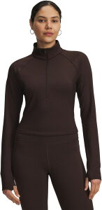 �A���_�[�A�[�}�[ ���f�B�[�X �g�b�v�X �V���c Under Armour Women's Meridian Half-Zip Top Kona Brown/Kona Brown �u���E��