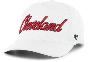 �t�H�[�e�B�[�Z�u�� �����Y �A�N�Z�T���[ �X�q '47 Adult Cleveland Guardians White Overhand Hitch Adjustable Hat NoColor �z���C�g