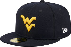 �j���[�G�� �����Y �A�N�Z�T���[ �X�q New Era Men's West Virginia Mountaineers Blue 59Fifty Fitted Hat NoColor �u���[