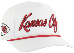 �t�H�[�e�B�[�Z�u�� ���f�B�[�X �A�N�Z�T���[ �X�q '47 Adult Kansas City Chiefs White Overhand Hitch Adjustable Hat NoColor �z���C�g