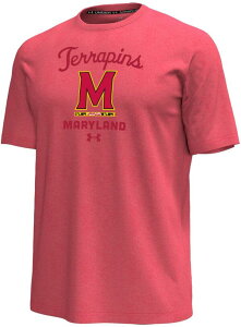 �A���_�[�A�[�}�[ �����Y �g�b�v�X T�V���c Under Armour Men's Maryland Terrapins Red Icon T-Shirt NoColor ���b�h