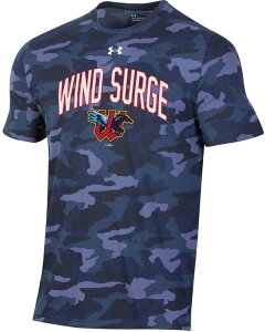 �A���_�[�A�[�}�[ �����Y �g�b�v�X T�V���c Under Armour Men's Wichita Wind Surge Navy Camo Performance T-Shirt NoColor �l�C�r�[