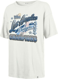 �t�H�[�e�B�[�Z�u�� ���f�B�[�X �g�b�v�X T�V���c '47 Women's Los Angeles Dodgers Cream Cooperstown Playoff Sadie T-Shirt NoColor �N���[��