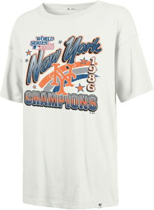 �t�H�[�e�B�[�Z�u�� ���f�B�[�X �g�b�v�X T�V���c '47 Women's New York Mets Cream Cooperstown Playoff Sadie T-Shirt NoColor �N���[��