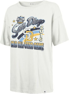 �t�H�[�e�B�[�Z�u�� ���f�B�[�X �g�b�v�X T�V���c '47 Women'san Diego Padres Cream Cooperstown Playoff Sadie T-Shirt NoColor �N���[��
