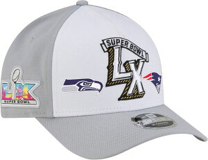 �j���[�G�� �����Y �A�N�Z�T���[ �X�q New Eradult 2025-26 Super BowlX Bound Seattle Seahawks Vs. New England Patriots Dueling Helmets 9Forty Adjustable Hat NoColor
