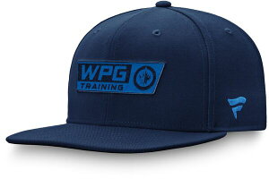 �t�@�i�e�B�N�X ���f�B�[�X �A�N�Z�T���[ �X�q Fanatics NHL Adult Winnipeg Jets Authentic Pro Training Camp Navy Snapback Hat NoColor �l�C�r�[