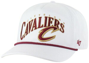 �t�H�[�e�B�[�Z�u�� ���f�B�[�X �A�N�Z�T���[ �X�q �O���t�B�b�N '47 Adult Cleveland Cavaliers White Graphic Wave Hitch Adjustable Hat NoColor �z���C�g