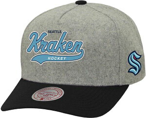 �~�b�`�F��&�l�X �����Y �A�N�Z�T���[ �X�q Mitchell & Ness Men'seattle Kraken Grey Tailsweep Snapback Hat NoColor �O���[