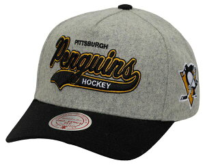 �~�b�`�F��&�l�X �����Y �A�N�Z�T���[ �X�q Mitchell & Ness Men's Pittsburgh Penguins Grey Tailsweep Snapback Hat NoColor �O���[