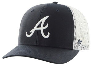 �t�H�[�e�B�[�Z�u�� �����Y �A�N�Z�T���[ �X�q '47 Men's Atlanta Braves Navy Adjustable Trucker Hat NoColor �l�C�r�[