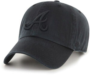 �t�H�[�e�B�[�Z�u�� �����Y �A�N�Z�T���[ �X�q '47 Adult Atlanta Braves Black Clean Up Adjustable Hat NoColor �u���b�N