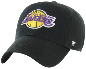 �t�H�[�e�B�[�Z�u�� ���f�B�[�X �A�N�Z�T���[ �X�q '47 Adult Los Angeles Lakers Black Clean Up Adjustable Hat NoColor �u���b�N