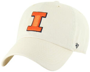 �t�H�[�e�B�[�Z�u�� �����Y �A�N�Z�T���[ �X�q ���S '47 Adult Illinois Fighting Illini Natural TC Fashion Logo Clean Up Adjustable Hat NoColor