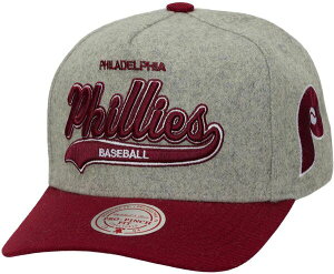 �~�b�`�F��&�l�X ���f�B�[�X �A�N�Z�T���[ �X�q Mitchell & Ness Adult Philadelphia Phillies Grey Tailsweep Snapback Hat NoColor �O���[