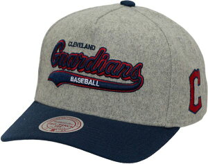 �~�b�`�F��&�l�X ���f�B�[�X �A�N�Z�T���[ �X�q Mitchell & Ness Adult Cleveland Guardians Grey Tailsweep Snapback Hat NoColor �O���[