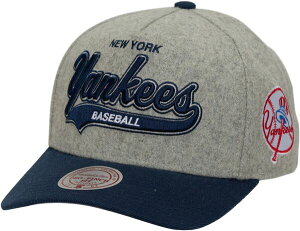 �~�b�`�F��&�l�X �����Y �A�N�Z�T���[ �X�q Mitchell & Ness Adult New York Yankees Grey Tailsweep Snapback Hat NoColor �O���[