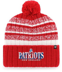 �t�H�[�e�B�[�Z�u�� �����Y �A�N�Z�T���[ �X�q �j�b�g '47 Men's New England Patriots Red Tavern Knit Beanie NoColor ���b�h