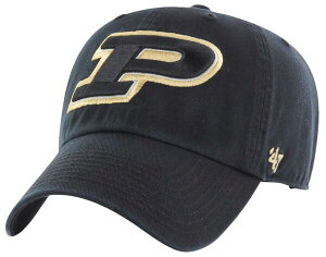 �t�H�[�e�B�[�Z�u�� ���f�B�[�X �A�N�Z�T���[ �X�q '47 Men's Purdue Boilermakers Black Clean Up Adjustable Hat NoColor �u���b�N
