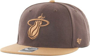 �t�H�[�e�B�[�Z�u�� ���f�B�[�X �A�N�Z�T���[ �X�q �L���b�v '47 Adult Miami Heat 2Tone Captain Hat NoColor