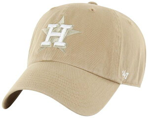 �t�H�[�e�B�[�Z�u�� �����Y �A�N�Z�T���[ �X�q '47 Adult Houston Astros Khaki Clean Up Adjustable Hat NoColor �J�[�L