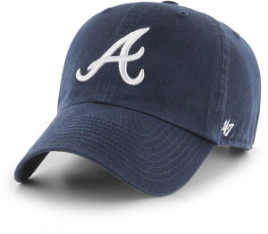 �t�H�[�e�B�[�Z�u�� ���f�B�[�X �A�N�Z�T���[ �X�q '47 Men's Atlanta Braves Navy Clean Up Adjustable Hat NoColor �l�C�r�[